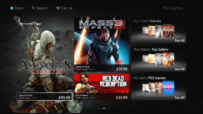 PlayStation Store for the PS3